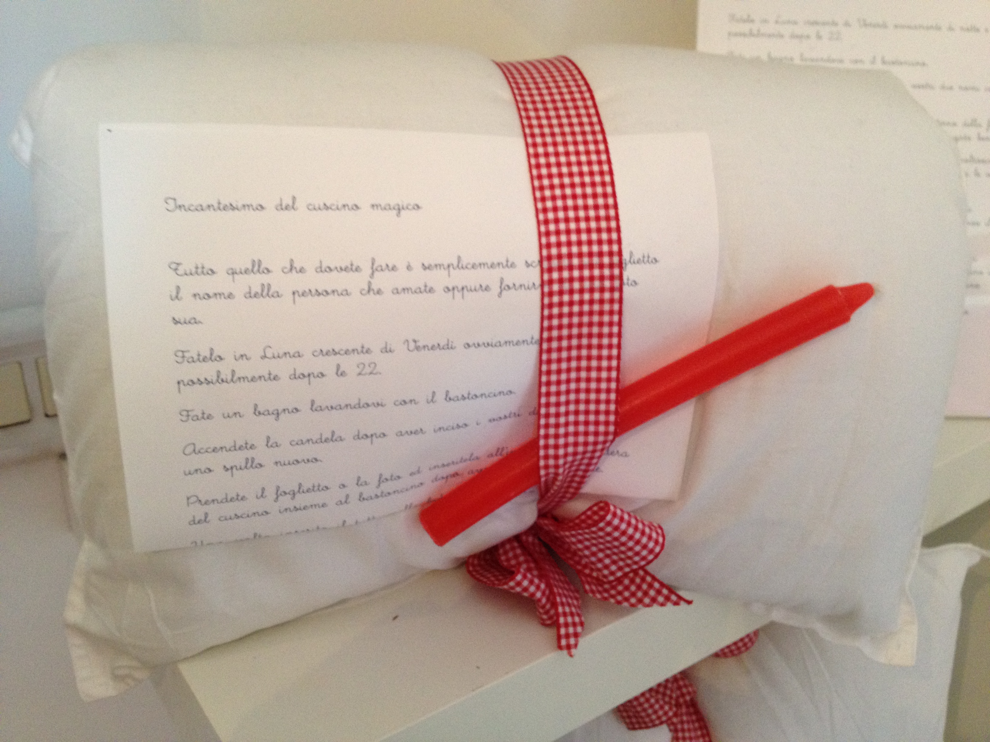 Incantesimo del cuscino d’amore